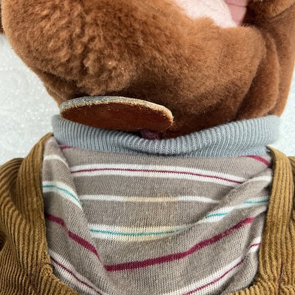 Ganz Wrinkles Brown Plush Dog Hand Puppet #589370 - Picture 3 of 6